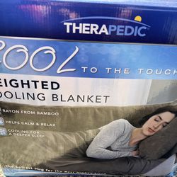Weighted 20lb Cooling Blanket, Therapedic 