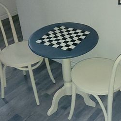 Chess Checkers Board Table