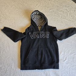 Kids VANS Hoodie Sz LARGE Grey