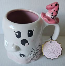 Haunted Halloween Ghost Ceramic Mug