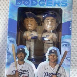 Dodgers The Rookies Miguel Vargas & James Outman Bobble Heads 