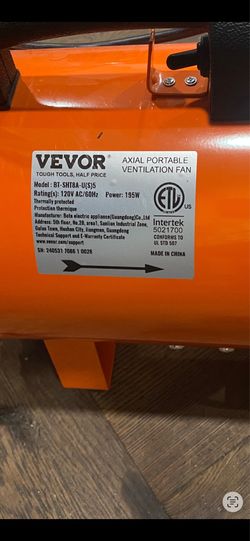Vevor Fan
