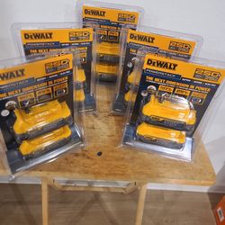 $100 FIRM DEWALT 20V MAX POWERSTACK Compact Lithium-Ion Battery (2 Pack)