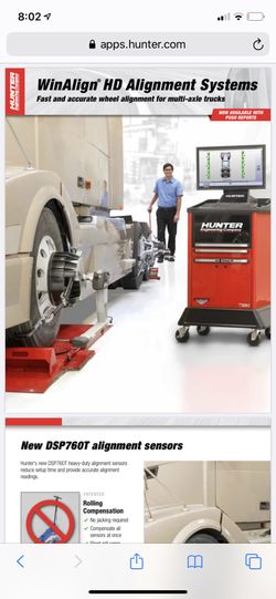 Hunter Truck Aligner( Demo must sell)