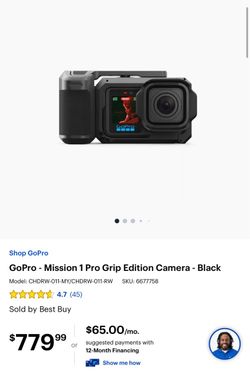 GoPro mission 1 pro grip edition