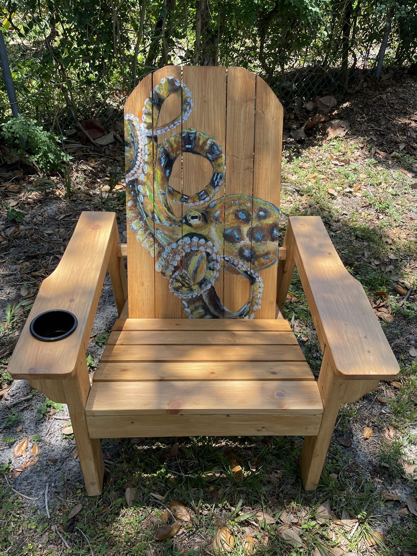 Hand Crafted And Painted Adirondack Chair