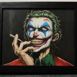 Framed 8x10 Joker Artwork