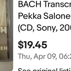 BACH TRANSCRIPTION $1 Or Best Donation