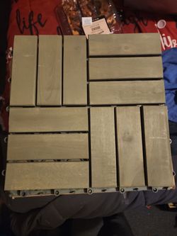 Interlocking Wood Deck Tiles