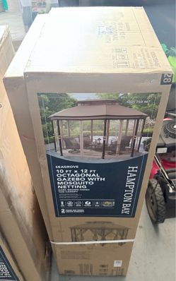 Hampton Bay Seagrove 10x12 Octagonal Gazebo