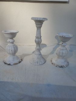 Pottery Barn/ Leah Candle Holders