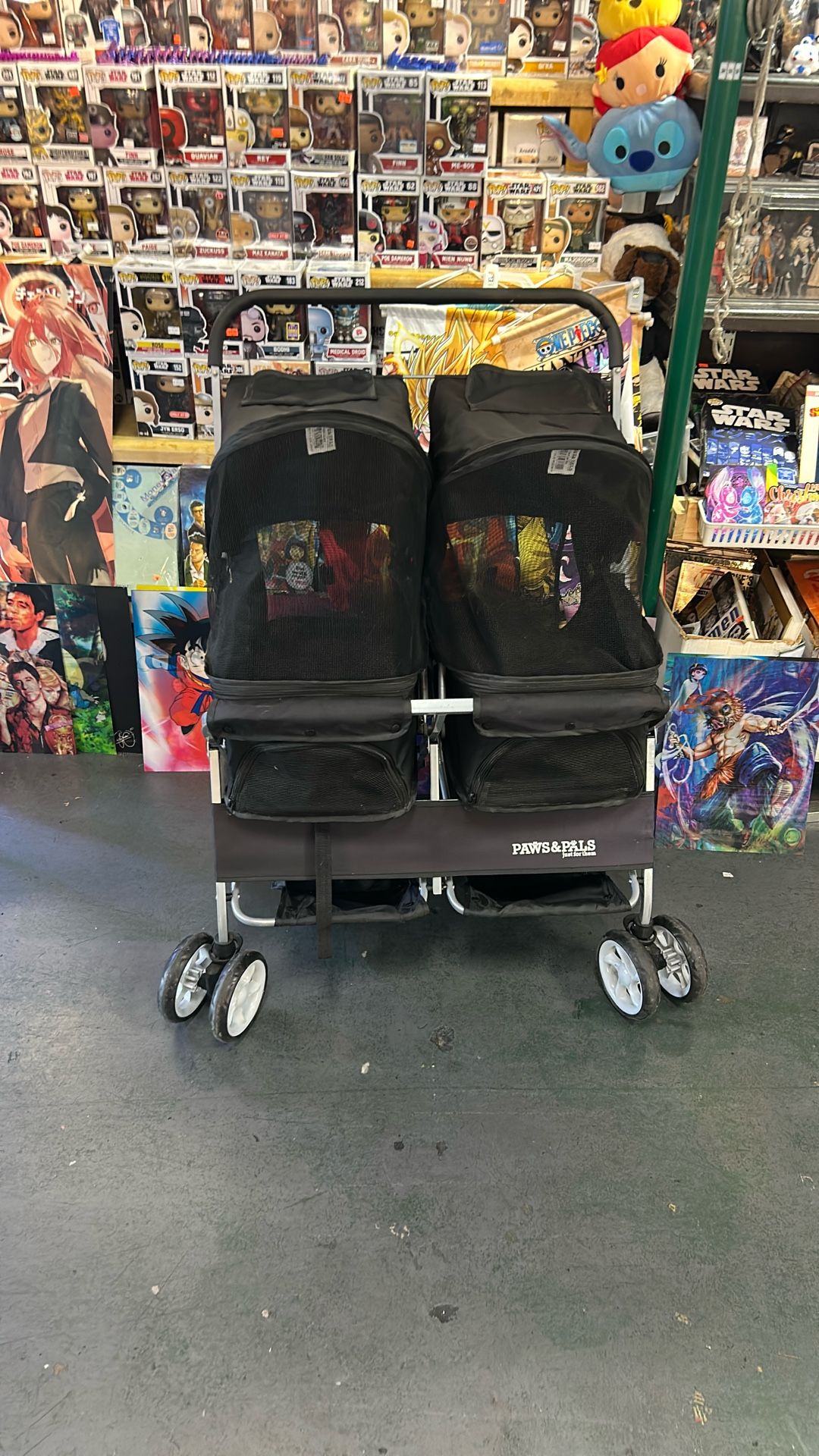 Dog Double Stroller
