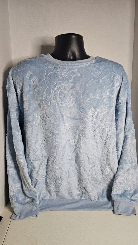 Disney Stitch Fleece Sweatshirt Womens XL 