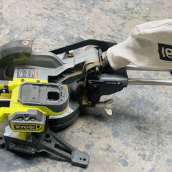 RYOBI ONE+ 18V Cordless 7-1/4 in. Sliding Compound Miter Saw