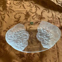 Gorgeous Mikasa Glass plate. Lead crystal