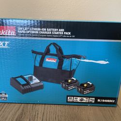 18V Makita 4.0 Battery Charger Combo