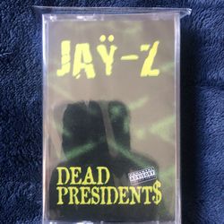 Brand New Sealed Jay-Z Dead Presidents Recent Cassette Tape Repress Tapes Cassettes Vinyl Record Records Vinyls