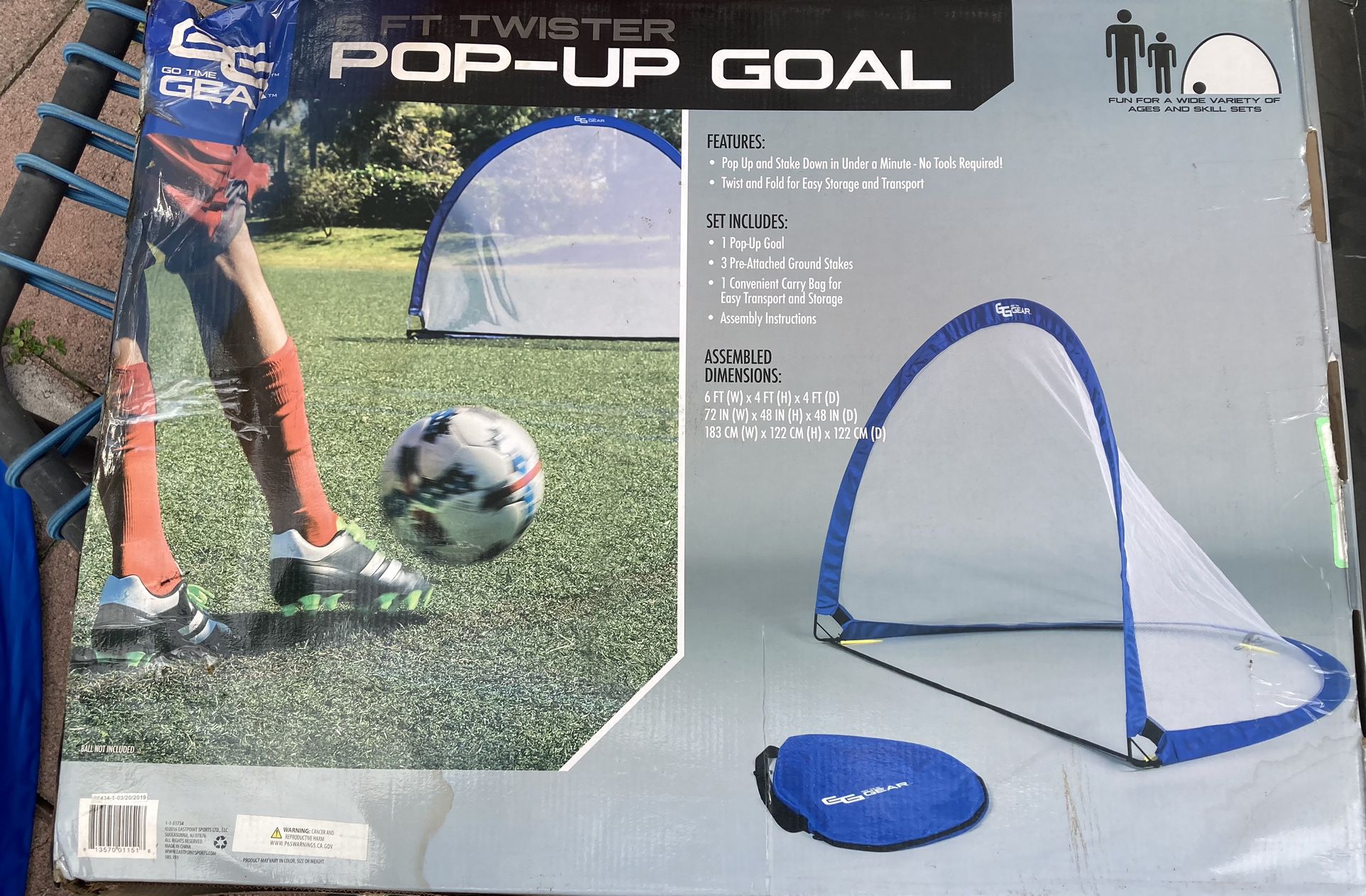 Pop Up Soccer Goal 