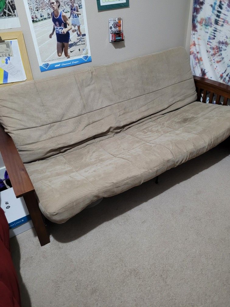 Futon with wood Sides 