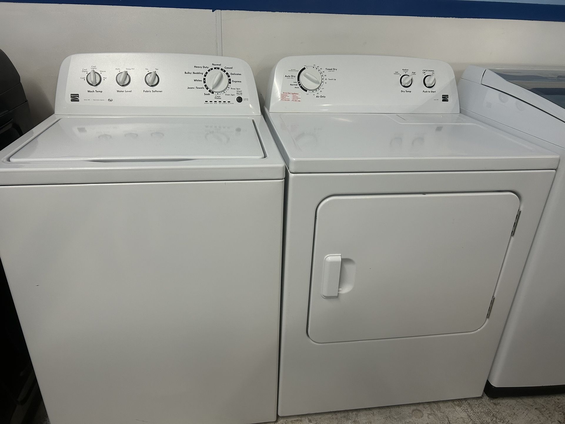 Kenmore Washer And Dryer Set 