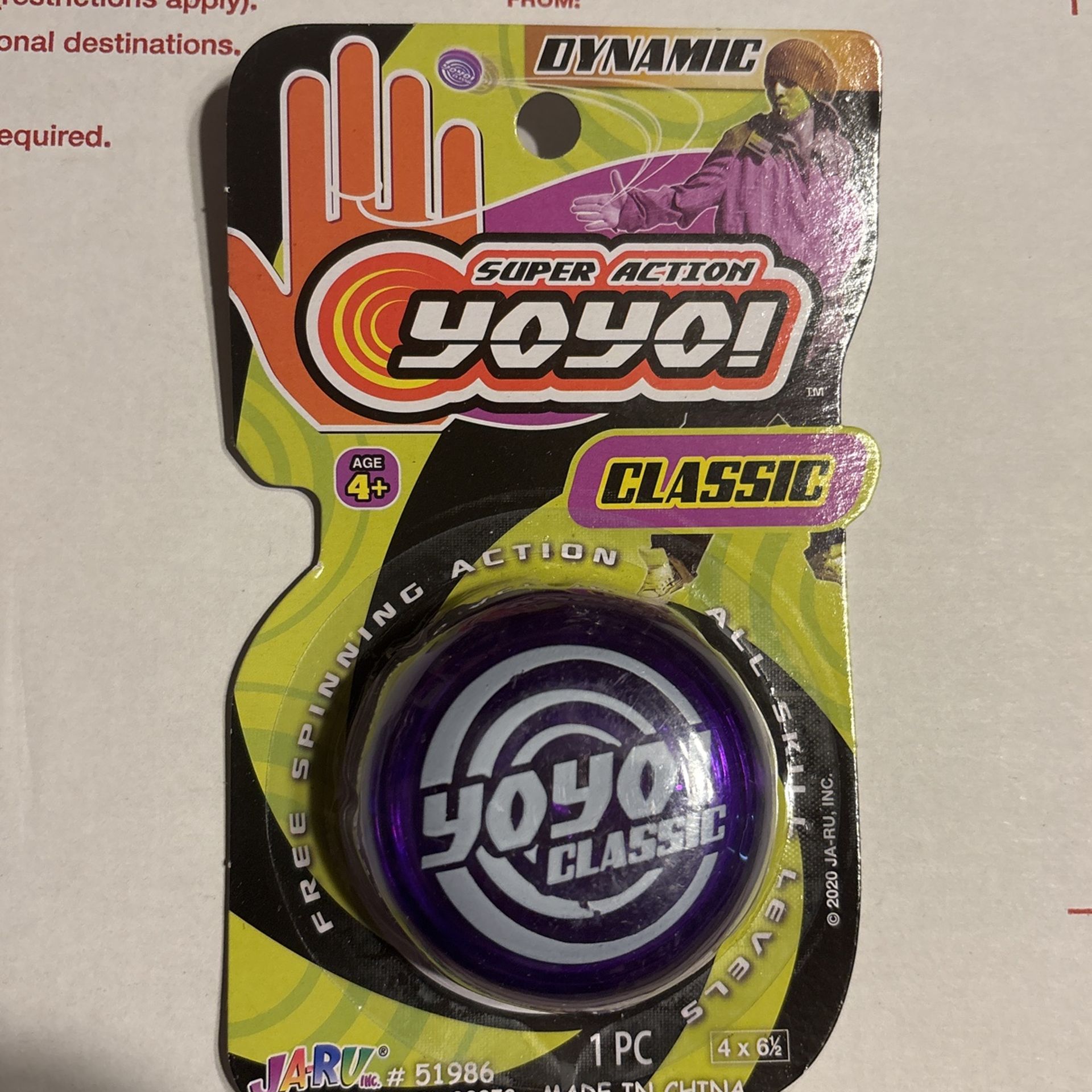 Yo-yo Classic Purple New