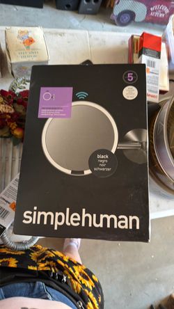 Simplehuman Wall Mount Sensor Mirror Black