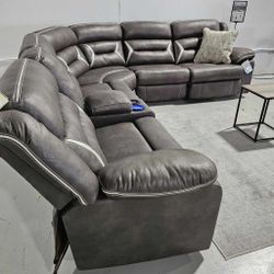 AP🎉 Power Reclining Sectional,3 Piece//. Financing & Delivery 