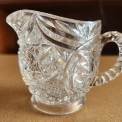 Antique Crystal Pitcher 