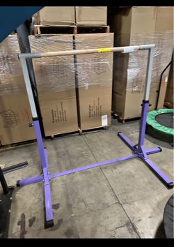 New Adjustable Horizontal Gymnastics Bar Exercise Kip Bar