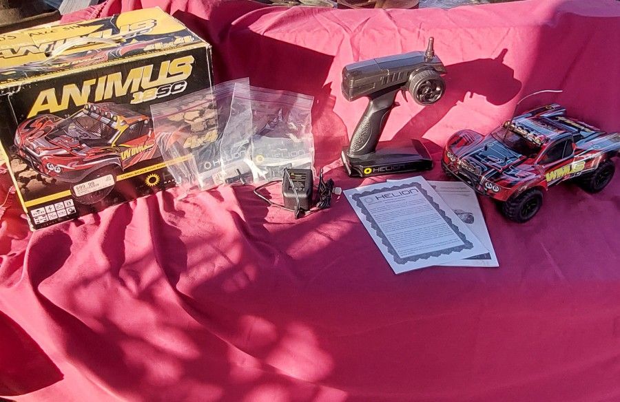 Rare Helion Animus 18SC 4x4 RTR Electric Short Course (G2) New With Upgrades