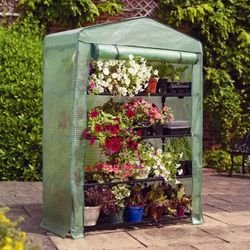 Gardman 4-Tier Extra Wide Mini Greenhouse