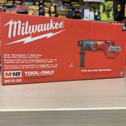 Milwaukee New 1' Rotary Hammer 18M Brushless ( Tool Only)
