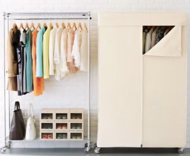 Rolling Garmet Rack at Container Store