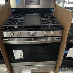 STAINLESS STEEL GE GAS STOVE