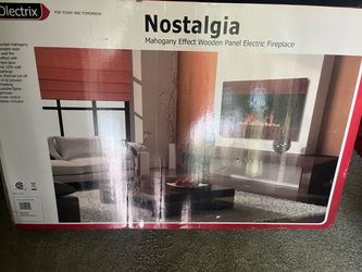 New Maghogney electric fire place