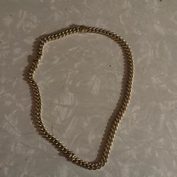 14 Karat Gold Chain Cuban 56 Grams  Weight
