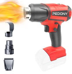 Cordless Heat Gun for Milwaukee M18 Battery, Protable Battery Powered Heat Gun Maximum 1022℉ with 3pcs Nozzles for Crafts,Shrink Tubing,Vinyl Wrap