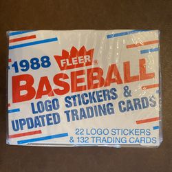 1988 Fleer Update Baseball Card Set Factory Sealed Mint Cards