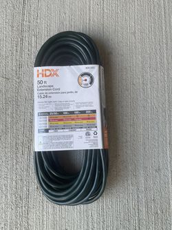 HDX 50-Foot Outdoor Landscape Extension Cord – Green