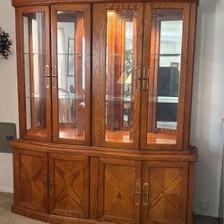 Lighted Curio Cabinet / China Cabinet