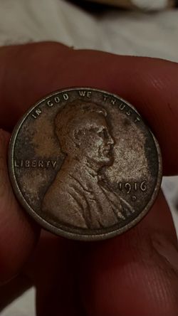 1916 D Lincoln wheat penny