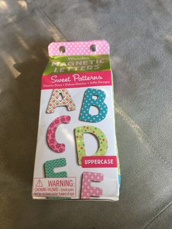 Wooden Magnet Letters "Sweet Patterns