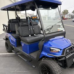 Luxury Street Legal Lithium 72-Volt Bintelli Golf Cart