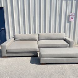 gray sectional couch
