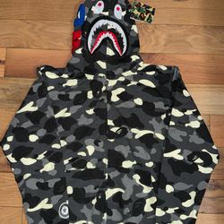 Zip Up Bape Hoodie