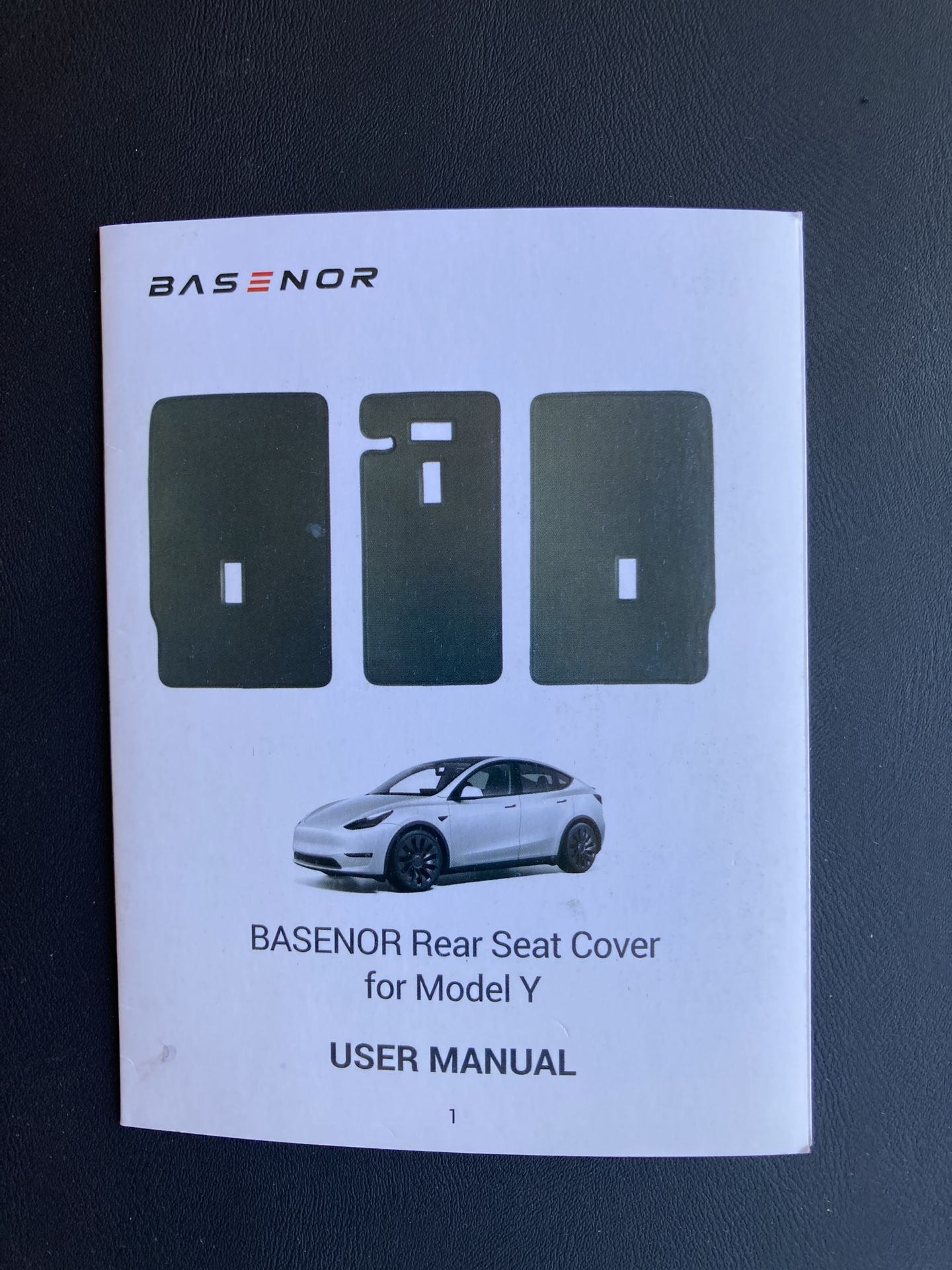 Basenor Tesla Model Y Rear Seat Protectors