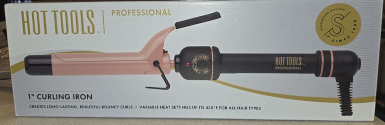 Hot Tools Pro Artist 1" Clamp Curling Iron - Brand New In Box!