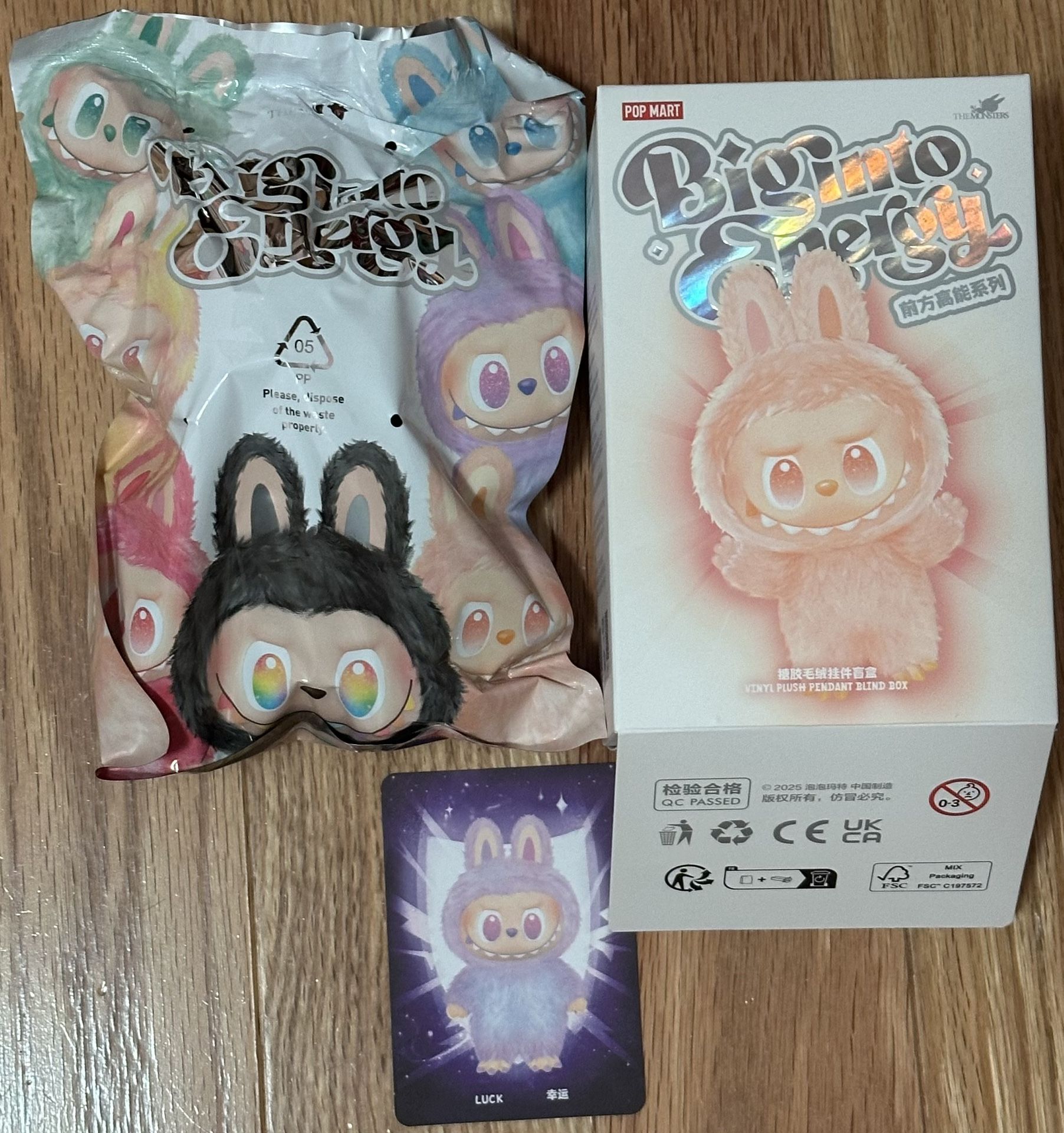 Big into Energy Labubu Luck