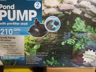 Waterfall pond pump 210 GPH