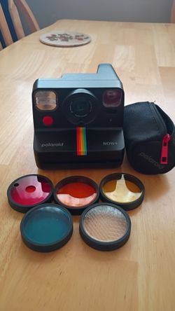 Polaroid now + camera with extra lenses